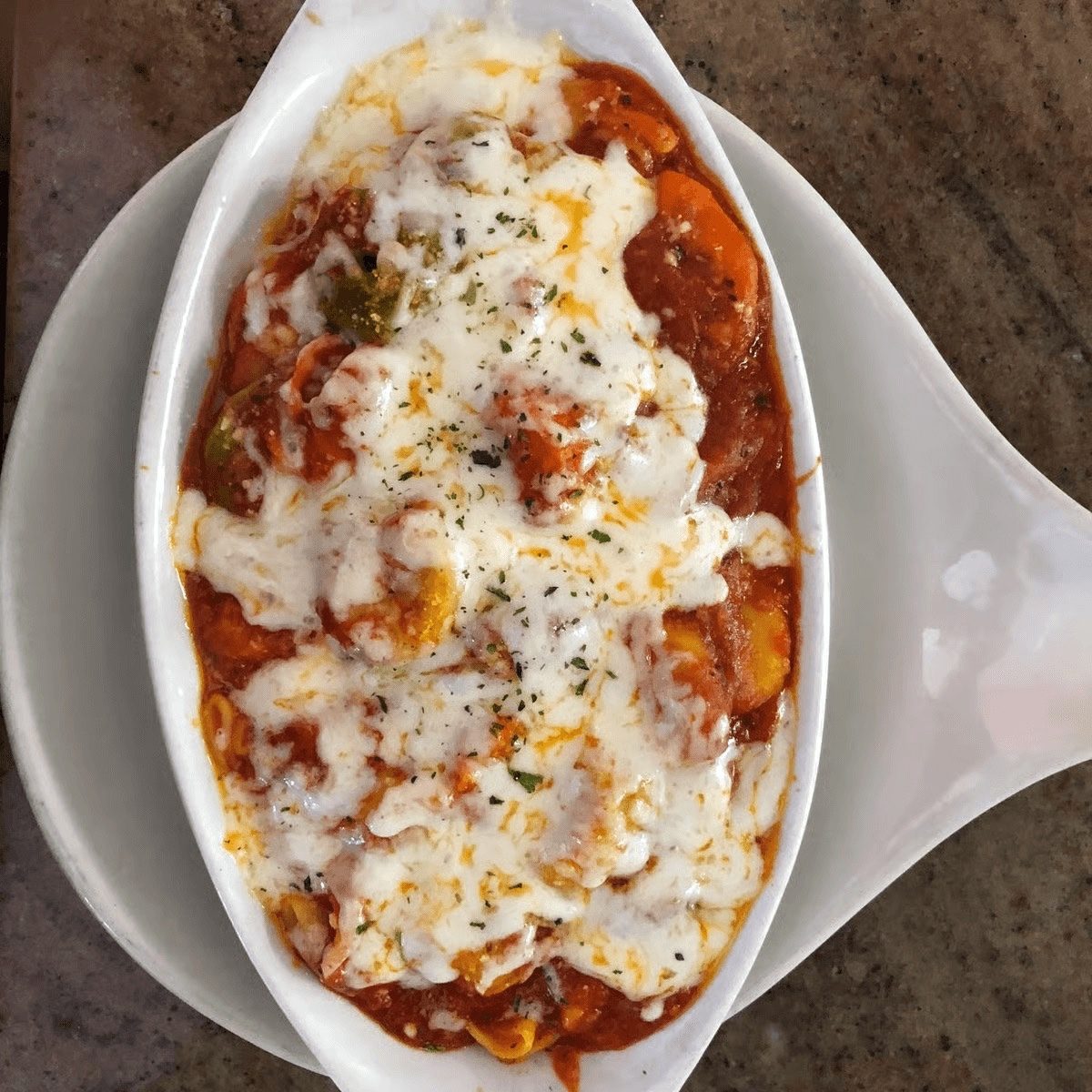 Baked Cheese Tortellini.