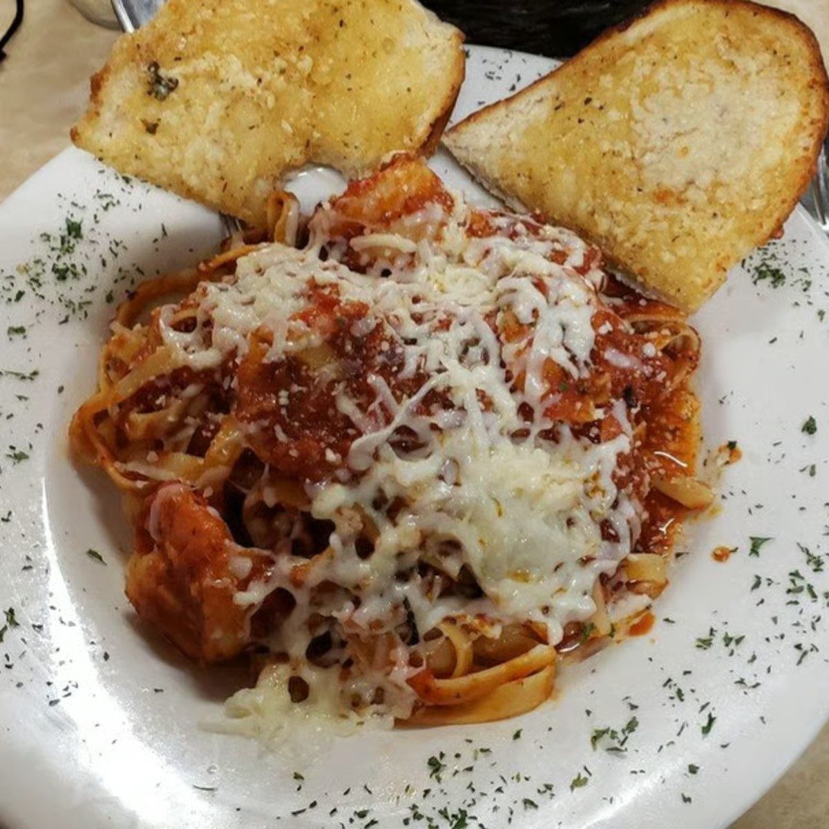 Jumbo Shrimp Parmigiana.