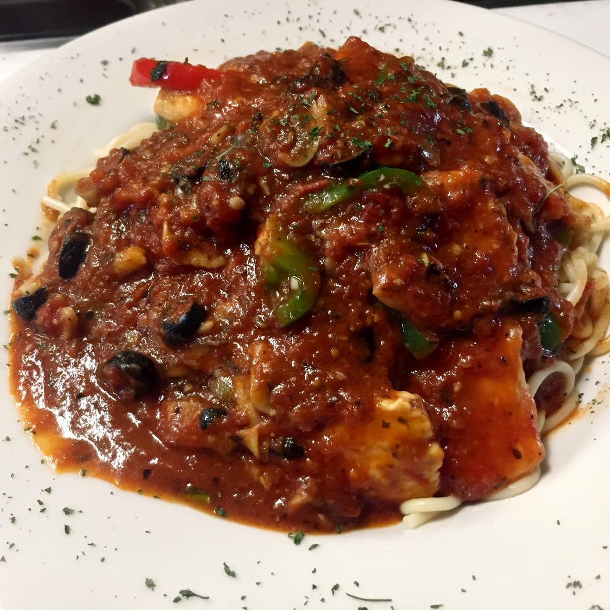 Chicken Cacciatore.