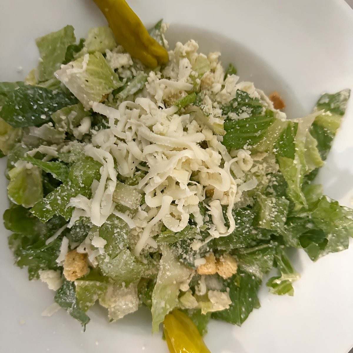 Chicken Caesar Salad.