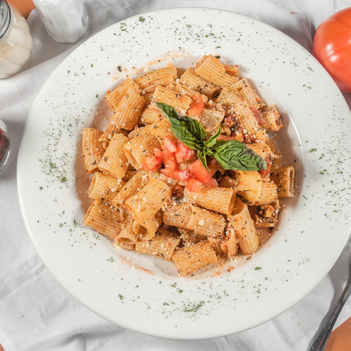 Garlic & Olive Oil Pasta.