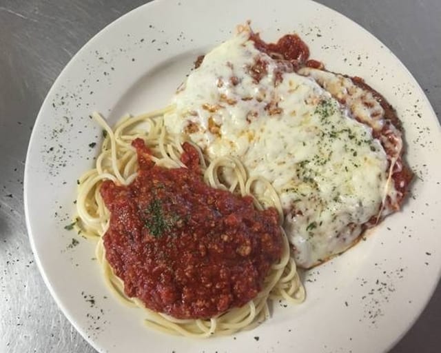 Chicken Parmigiana Sandwich.